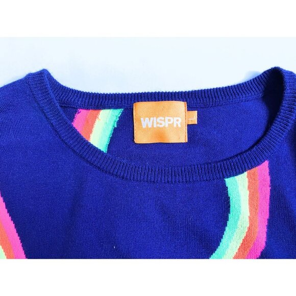 Wispr by Brodie Neon Wave Knit Sweater Size Large - Picture 5 of 5
